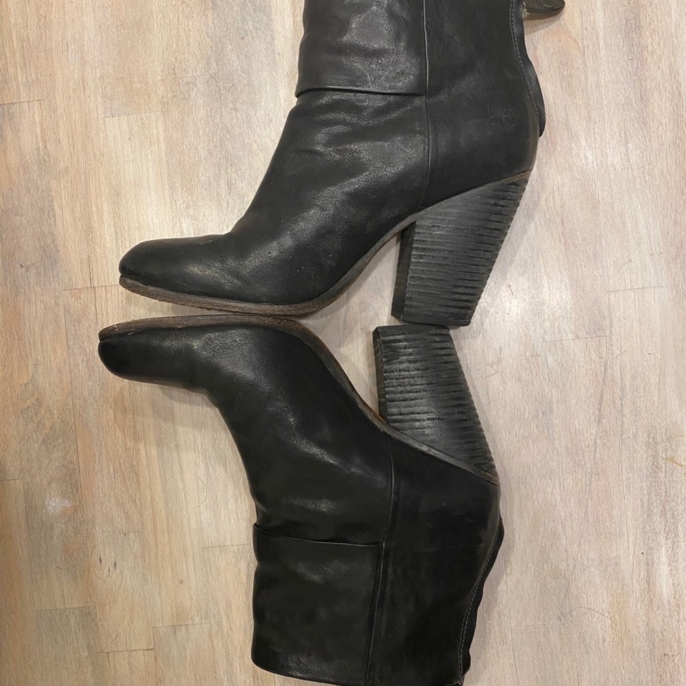 Rag & Bone Newbury black boots
